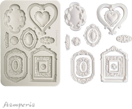 Silicone Mold A5 15×21cm Stamperia Timeless Corners