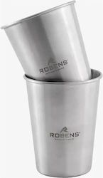 Set de Căni din Oțel Robens Sierra 350ml Argintiu Set de Căni din Oțel Robens Sierra 350ml Argintiu
