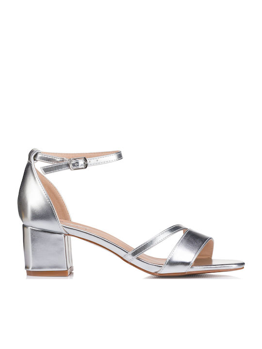 GoGo Shoes Πέδιλα Ασημί