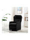 Fotoliu Relax Negru 66.5x94x101.5cm