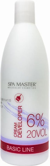 Hair Developer Spa Master Cream Developer 6% 20vol 930ml