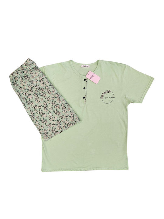 Mirano Homewear Summer Women's Pyjama Set Light Green