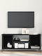 TV Stand Black Oak M102xD35xH45cm