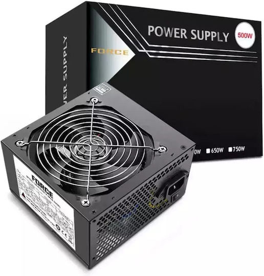 Supercase Force FO28XD rev. 2.0 500W Μαύρο Τροφοδοτικό Υπολογιστή Full Wired