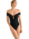 One-Piece Swimsuit Black