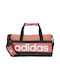 adidas Linear Duffel Men's Gym Shoulder Bag Orange