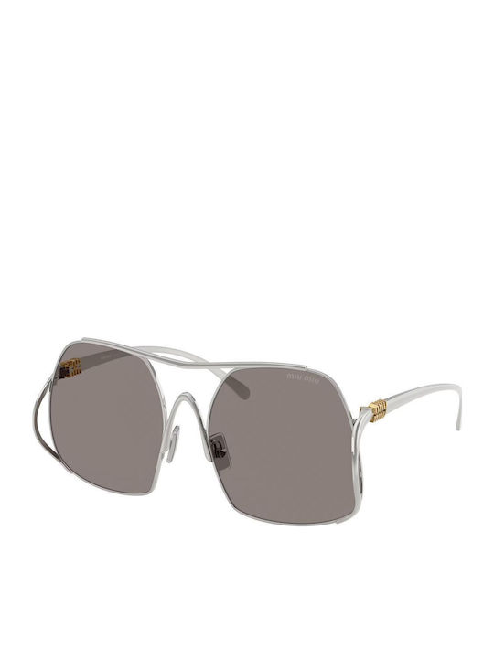 Miu Miu Unisex Ochelari de soare cu Argintiu Cadru