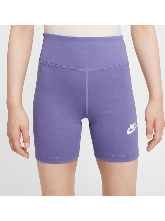 Nike Kids Legging Sports Short Purple Sportswear