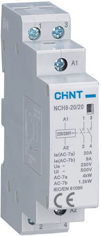 Chint Relee de Fază Putere 20A Bipolar cu Tensiune 230V