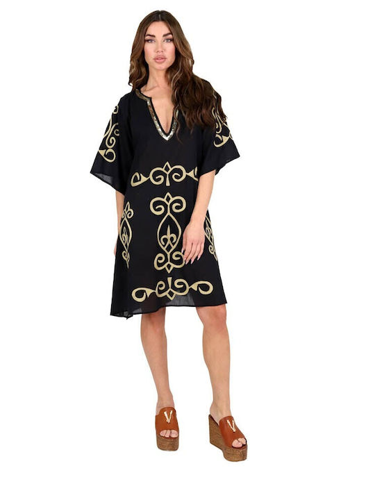 Aquablue Black Beach Caftan