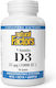 Natural Factors Vitamin D3 for Immune System Boost & Bone Health 1000iu 25mg Natural 90 Tablets