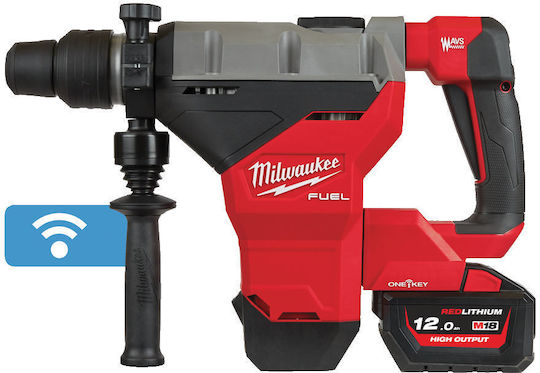 Milwaukee FHM-121C Impact Demolition Hammer Battery 18V 1x12Ah with Chuck SDS Max 4933499269