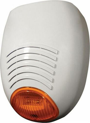 AMC 136 External Alarm Siren Battery Outdoor with Orange Light
