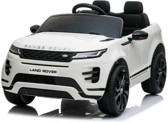 Range Rover Evoque Две Места с Дистанционно Управление Лицензиран 12 Волта Бял за 2+ Години