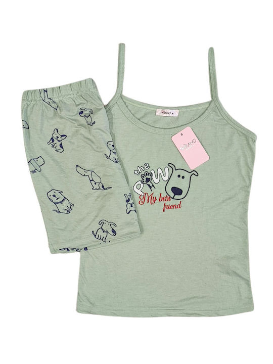 Mirano Homewear Summer Women's Pyjama Set Green