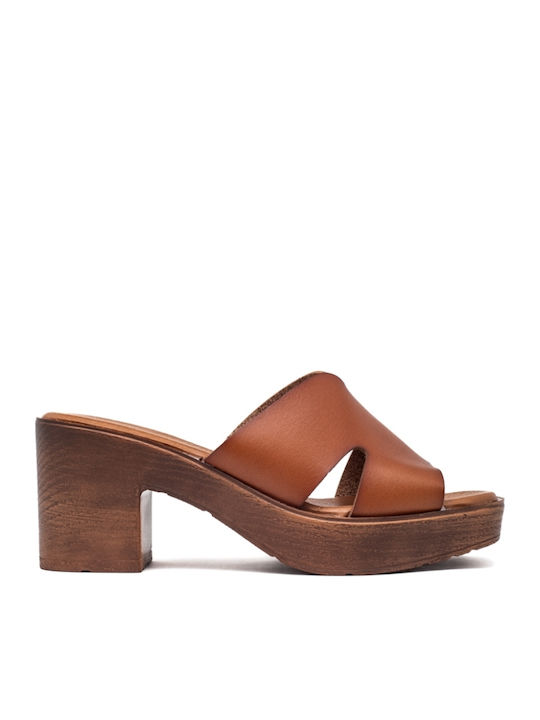 Carolina Santos Mules Brown 415-022-585