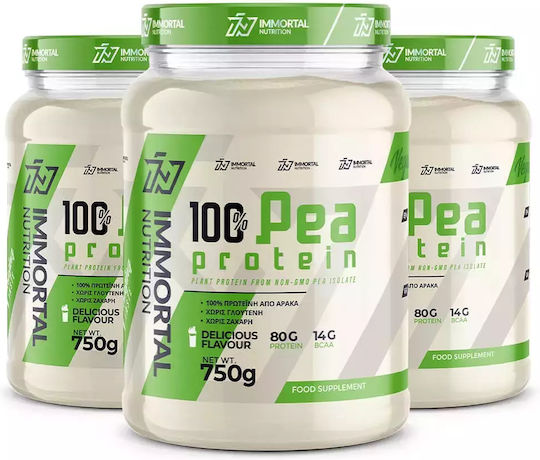 3x Immortal Bundle 100% Pea Protein Isolate 750gr 2250gr Dubai Chocolate