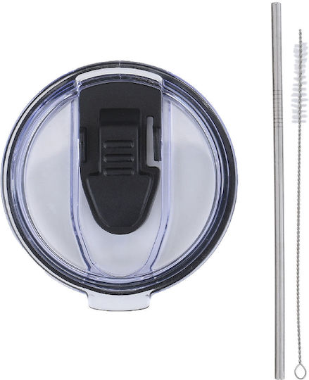 Estia Thermos Replacement Cap Ανταλλακτικό Καπάκι για Θερμός 350ml από Πλαστικό Καφέ