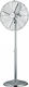 Crystal Home Air Retro Ventilator Sockel 50W Silber
