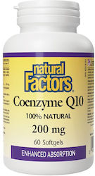 Natural Factors Coenzyme Q10 200mg 60 μαλακές κάψουλες Natural Factors Coenzyme Q10 200mg 60 μαλακές κάψουλες
