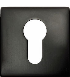 Square Black Door Rosette 50mm Square Black Door Rosette 50mm