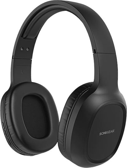 Sonic Gear Airphone 3 Wireless / Wired Over Ear Headphones with 8 hours of Operation and Quick Charge Black