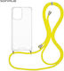Sonique Armor Clear Silicone Case with Lanyard ...