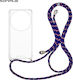 Sonique Armor Clear Silicone Case with Cord for...
