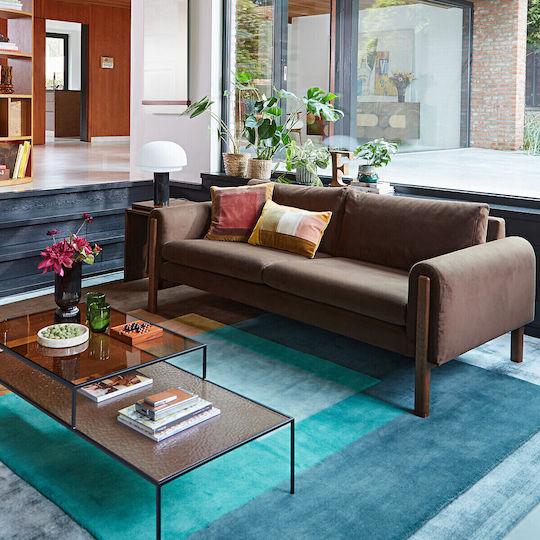 Dreisitzer Sofa Samt Velvet 193x91x84cm