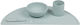 Nattou Feeding Set made of Silicone Green 4pcs ...