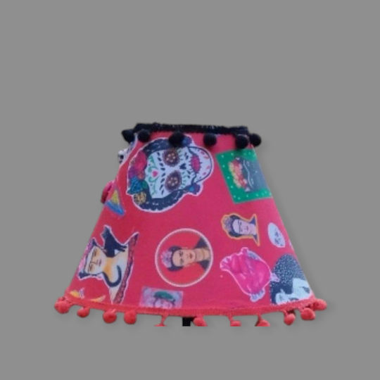 Lampshade Table Lamp Red Frida Kahlo Dimensions 20*15*10