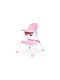 Ecotoys Klappbarer Baby Hochstuhl Pink