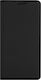 Dux Ducis Book Σιλικόνης / Δερματίνης Μαύρο (Galaxy S25 Edge)