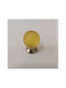 Knopf Möbelgriff aus Glas Matte Yellow - Gold Ø25mm 019600 1Stück