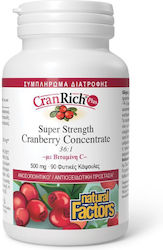 Natural Factors Cranrich 500mg 60 κάψουλες