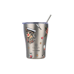 Estia Thermosflasche Kaffee Tasse Save The Aegean 350ml Old School Tinte Estia Thermosflasche Kaffee Tasse Save The Aegean 350ml Old School Tinte