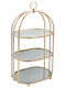 Keskor Metallic Dessert Tower Gold P20xL58cm