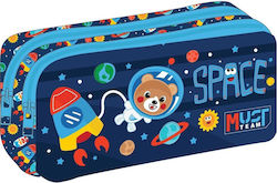Must Team Pencil Case Barrel with 2 Compartments