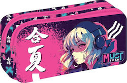 Must Team Purple Cylinder Pencil Case