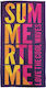 Microfiber Beach Towel Summertime 70x140cm
