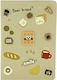 3d Cookies Flip Cover Μπεζ (Universal 10-11'' tablets)