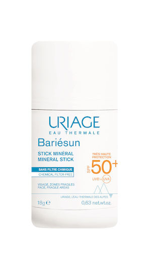 Uriage Bariesun Mineral Αδιάβροχο Αντηλιακό Stick Προσώπου SPF50+ 18gr