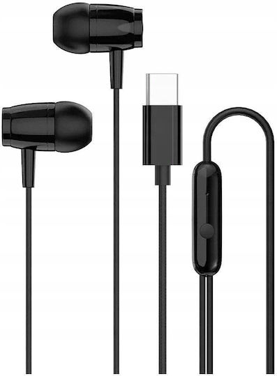Canyon CNS-CEP5B In-ear Handsfree Headphones with Connector USB-C Black