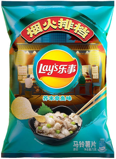 Lay's Food Stall Wasabi Octopus 70gr