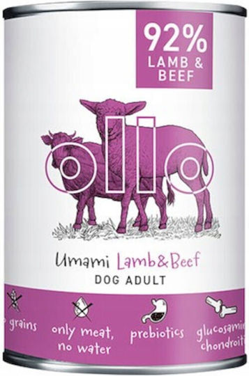 Dog Food Υγρή Τροφή Σκύλων με Αρνί και Βοδινό 400gr