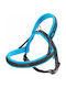 Ferplast Dog Harness Sport Dog P Small A 48 Cm B 58÷71 Cm Light Blue Norwegian Design Reflective Stitching Identification Tag