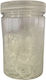 Beauty Salon Rasta Transparent Hair Ties Jar 15g
