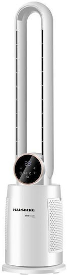 Hausberg Ventilator Fără Palete 65W cu Telecomandă Alb