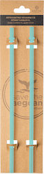 Estia Straw Tumbler XL Straw for Thermos 1200ml made of Plastic Bermuda Green 2τμχ Green