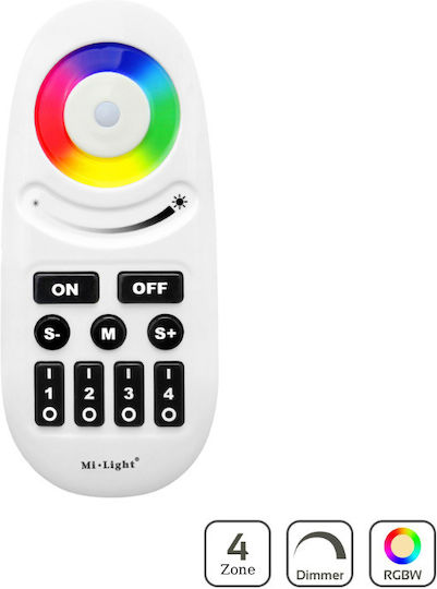 Rgb Remote Control Rgbw 4 Zone 2.4g Fut095 Mi-light